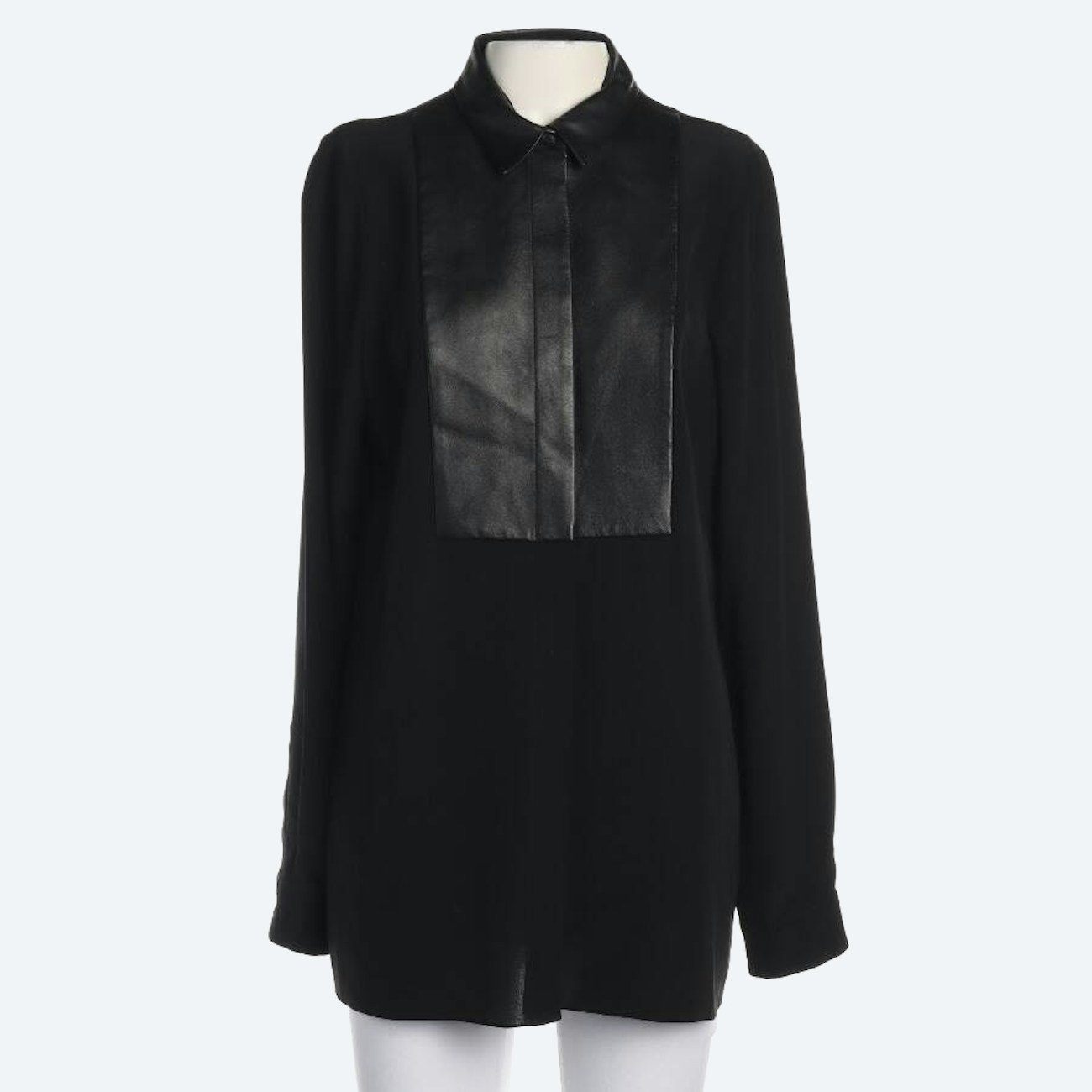 Image 1 of Silk Shirt 38 Black in color Black | Vite EnVogue