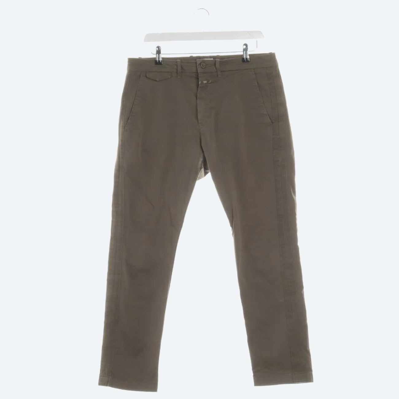 Image 1 of Trousers W32 Olive Green in color Green | Vite EnVogue