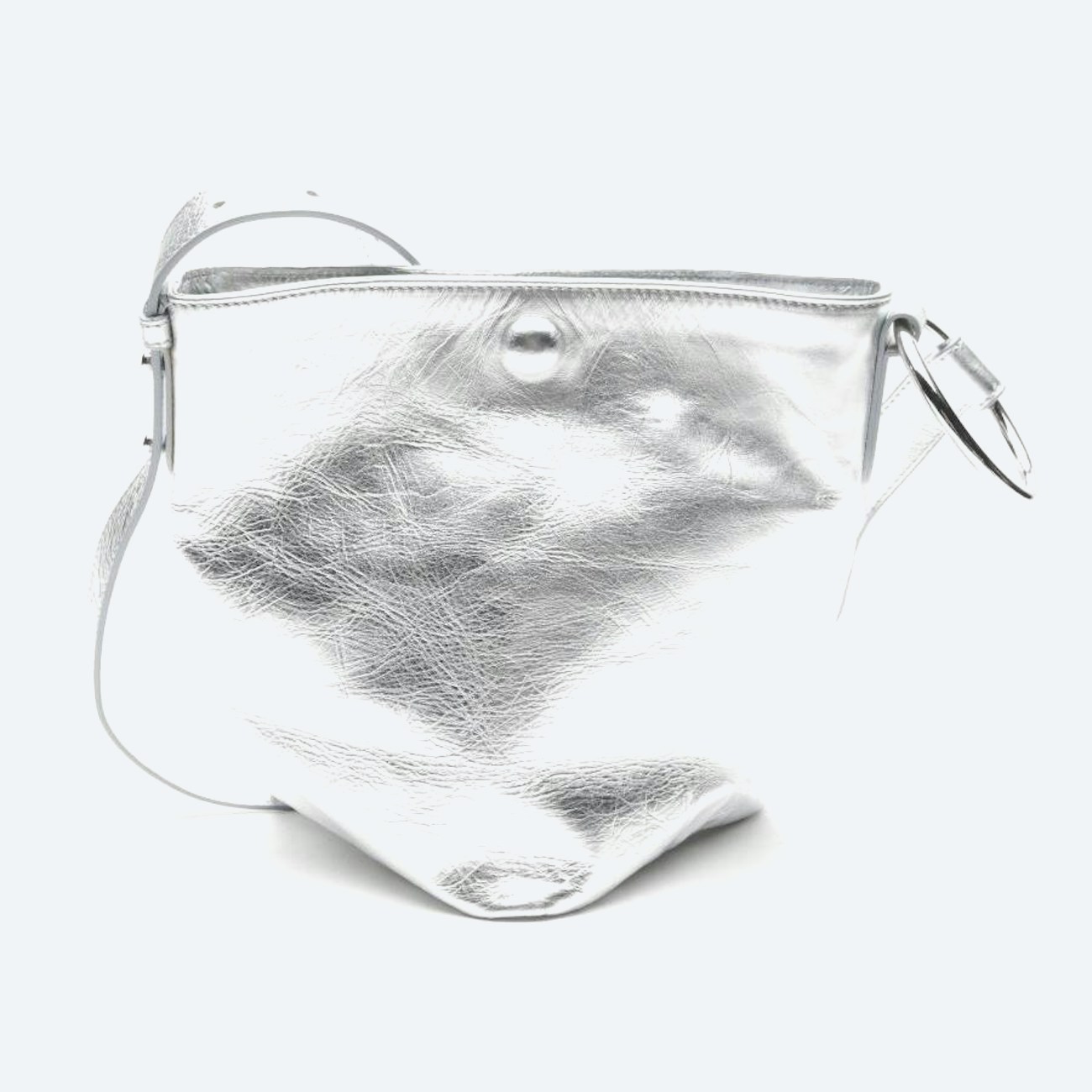 Image 1 of Shoulder Bag Silver in color Metallic | Vite EnVogue