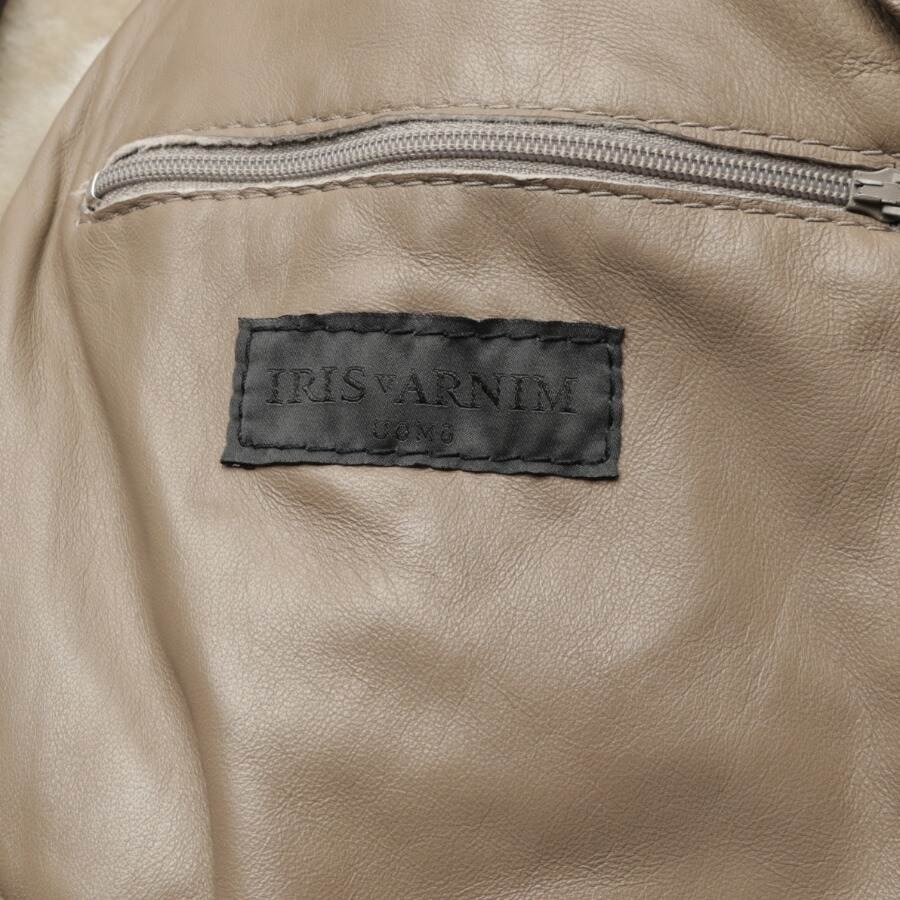 Image 5 of Leather Coat L Light Brown in color Brown | Vite EnVogue