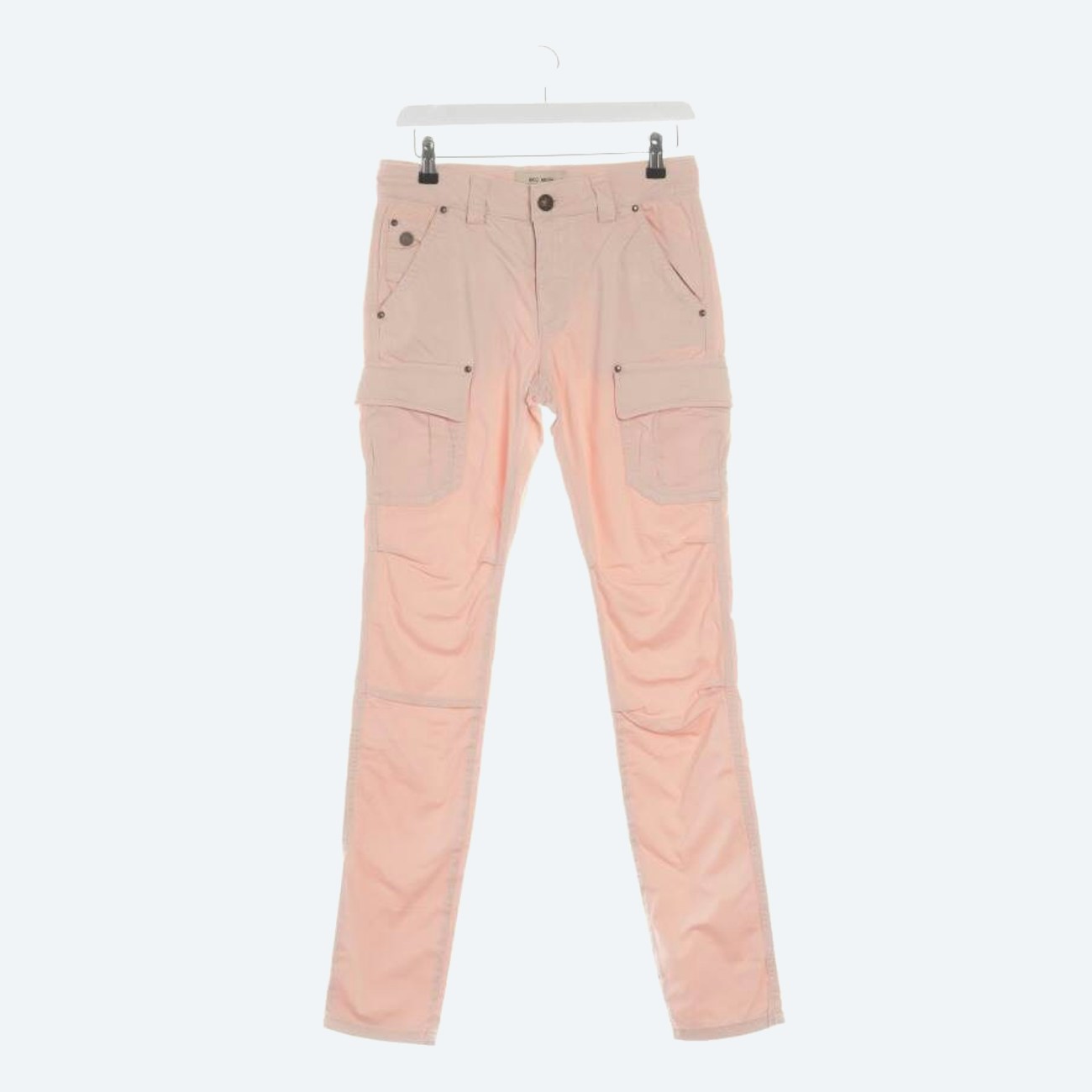 Image 1 of Trousers W26 Light Pink in color Pink | Vite EnVogue