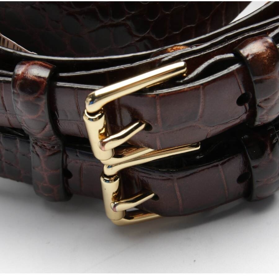 Image 2 of Waist Belt Dark Brown in color Brown | Vite EnVogue