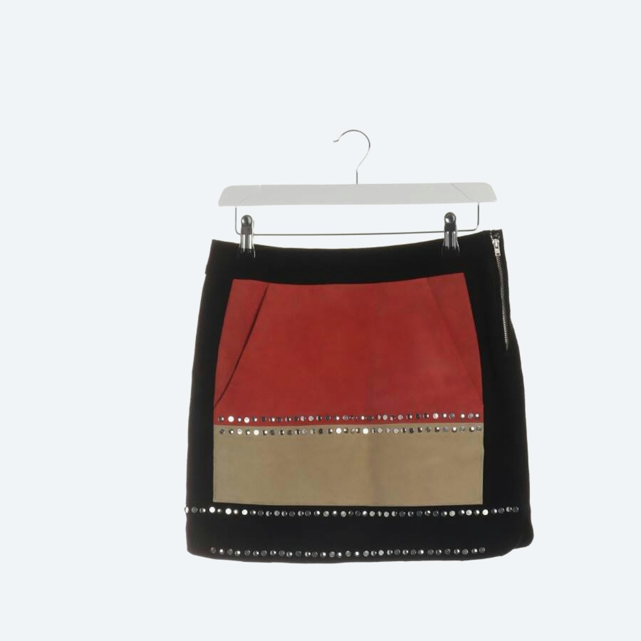 Image 1 of Leather Skirt 36 Multicolored in color Multicolored | Vite EnVogue