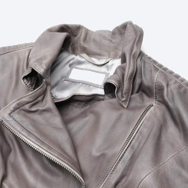 Image 3 of LeatherJacket 36 Gray in color Gray | Vite EnVogue