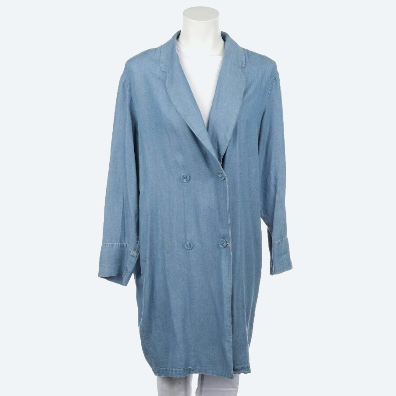 Image 1 of Summer Coat 36 Blue in color Blue | Vite EnVogue