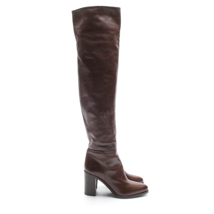Image 1 of Overknee Boots EUR 36.5 Brown in color Brown | Vite EnVogue