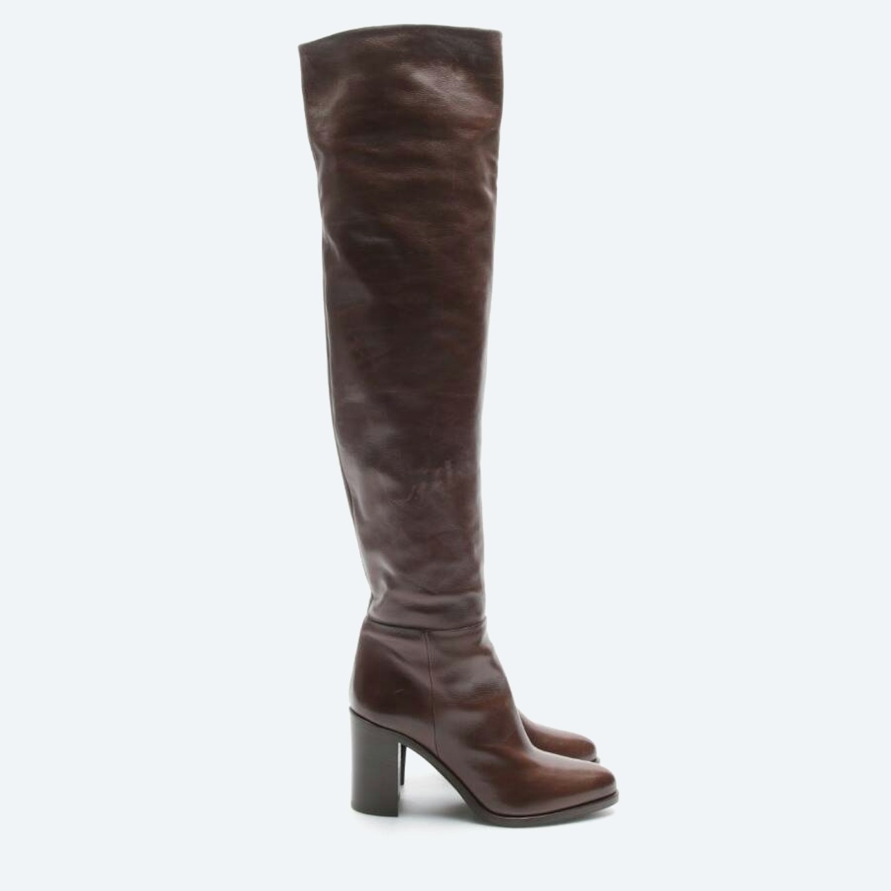 Image 1 of Overknee Boots EUR 36.5 Brown in color Brown | Vite EnVogue