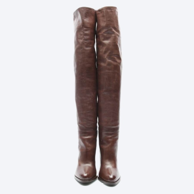 Image 2 of Overknee Boots EUR 36.5 Brown in color Brown | Vite EnVogue
