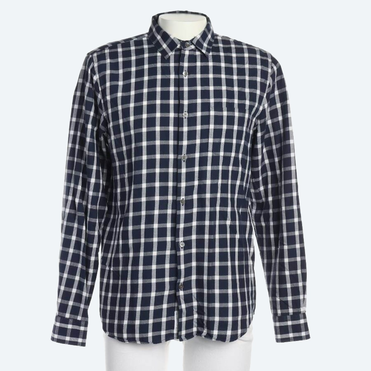 Image 1 of Casual Shirt L Navy in color Blue | Vite EnVogue