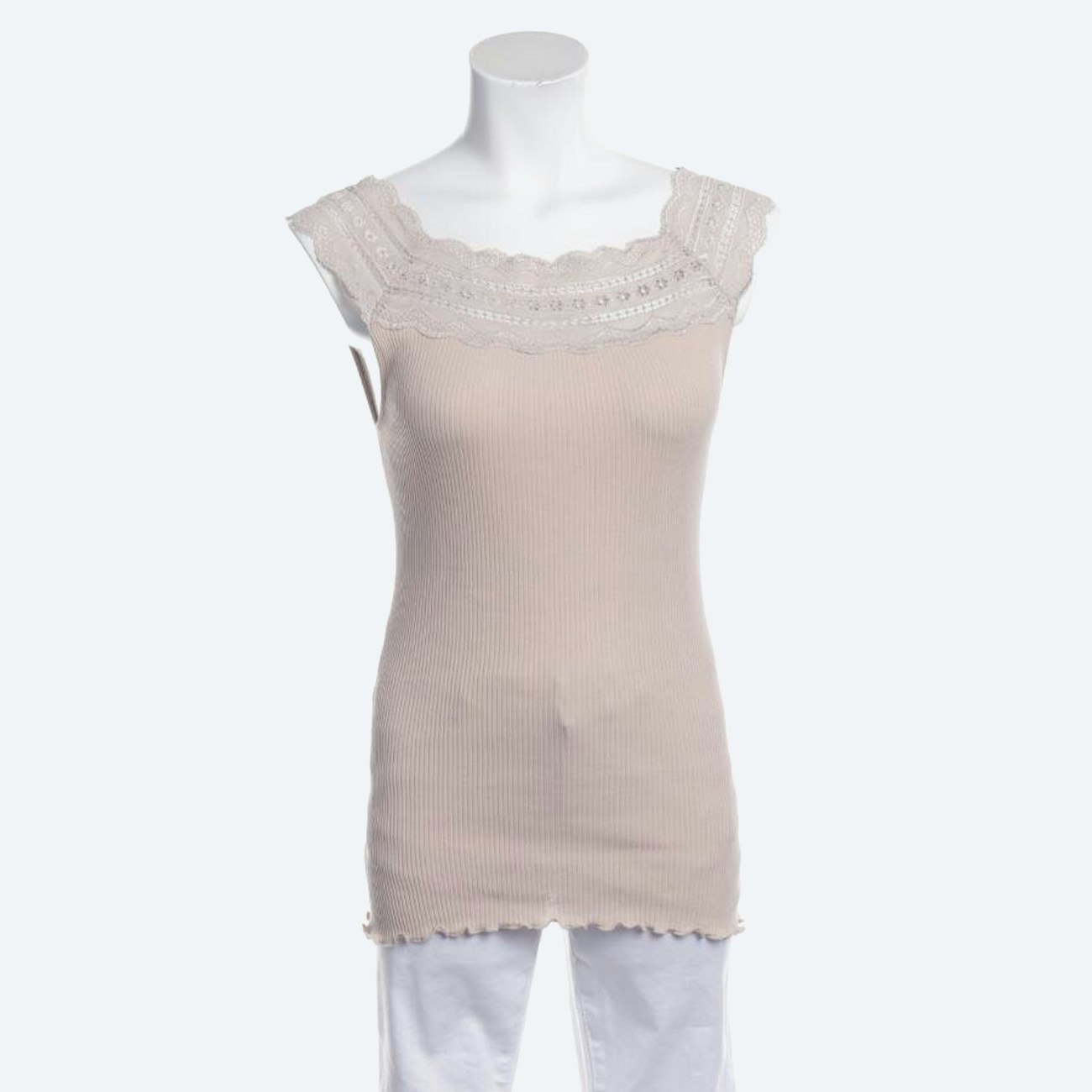 Image 1 of Top XS Beige in color White | Vite EnVogue