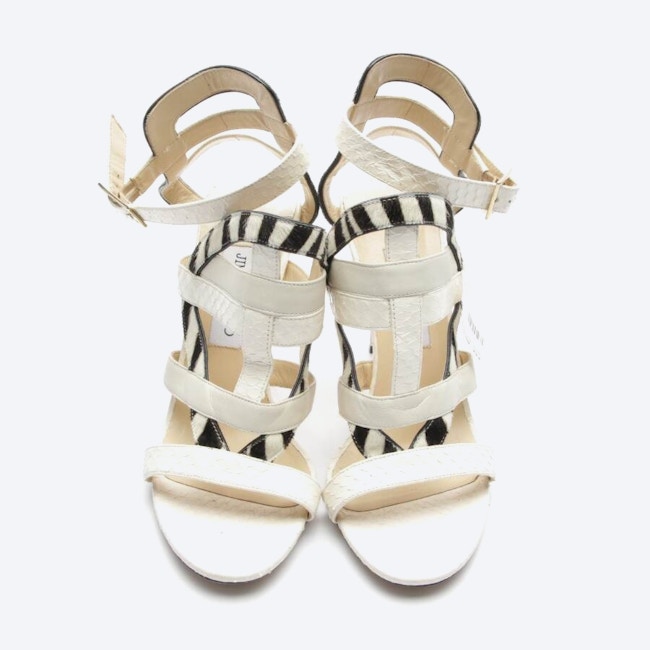 Image 2 of Heeled Sandals EUR 41 Beige in color White | Vite EnVogue