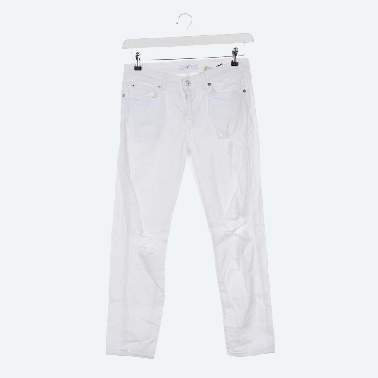 Image 1 of Jeans Skinny W24 White in color White | Vite EnVogue