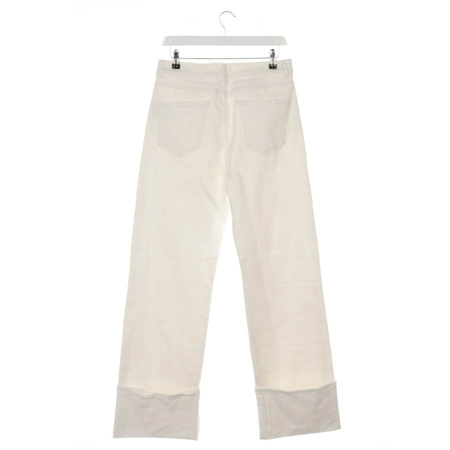 Image 2 of Jeans Flared M White in color White | Vite EnVogue