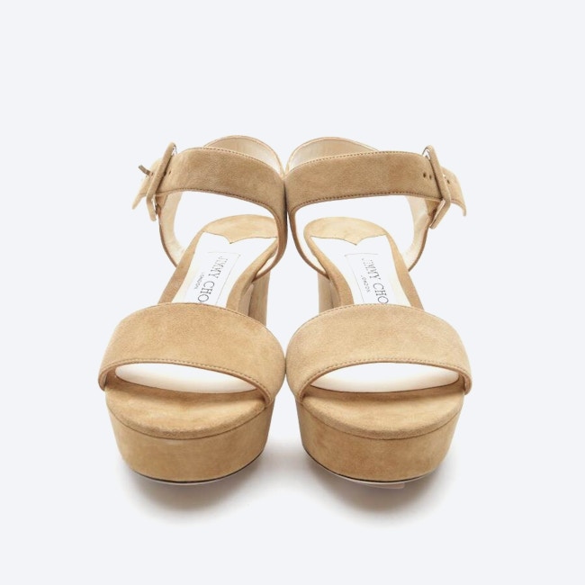 Image 2 of Heeled Sandals EUR 36 Light Brown in color Brown | Vite EnVogue