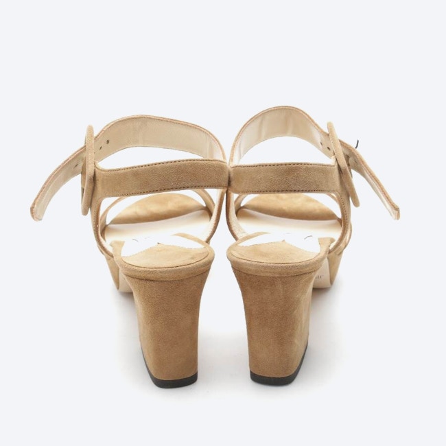 Image 3 of Heeled Sandals EUR 36 Light Brown in color Brown | Vite EnVogue