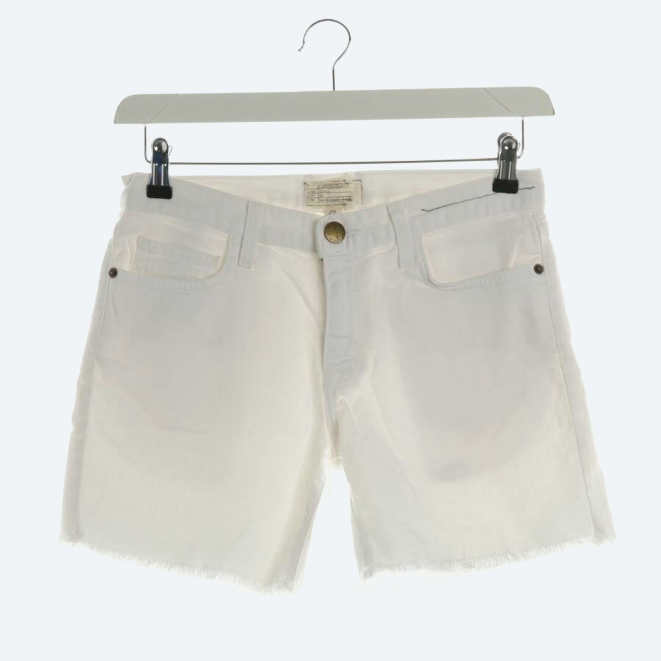 Image 1 of Shorts W24 White in color White | Vite EnVogue