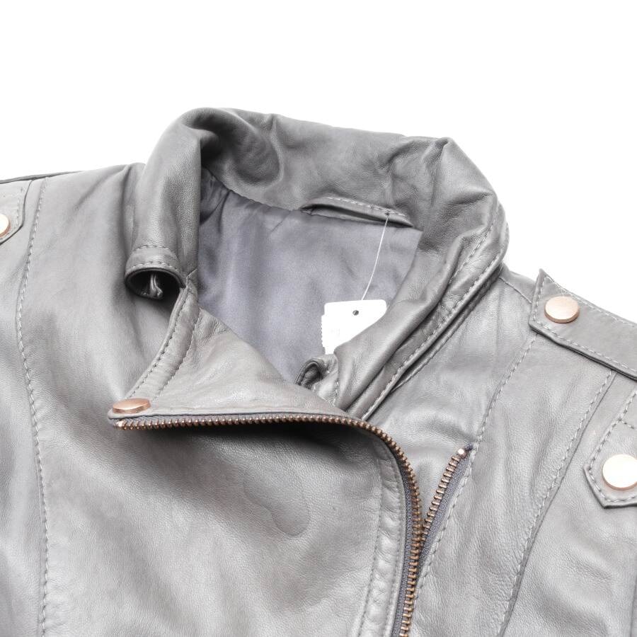 Image 3 of LeatherJacket 36 Gray in color Gray | Vite EnVogue