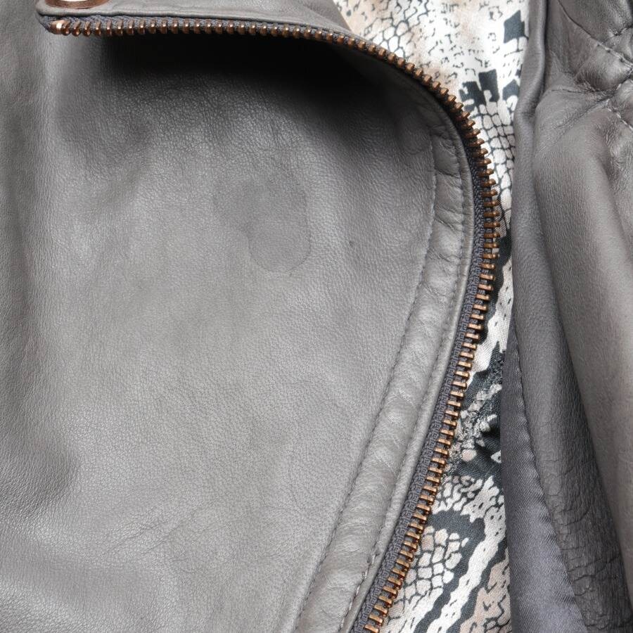 Image 6 of LeatherJacket 36 Gray in color Gray | Vite EnVogue