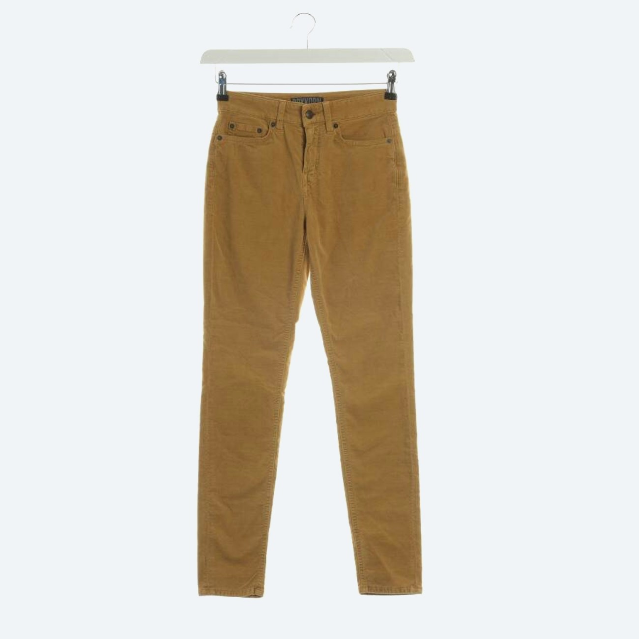 Image 1 of Trousers W25 Mustard Yellow in color Yellow | Vite EnVogue