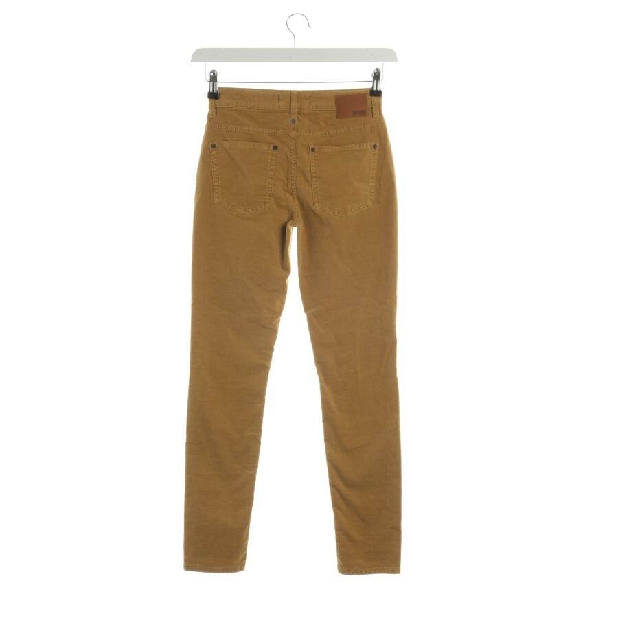 Image 2 of Trousers W25 Mustard Yellow in color Yellow | Vite EnVogue