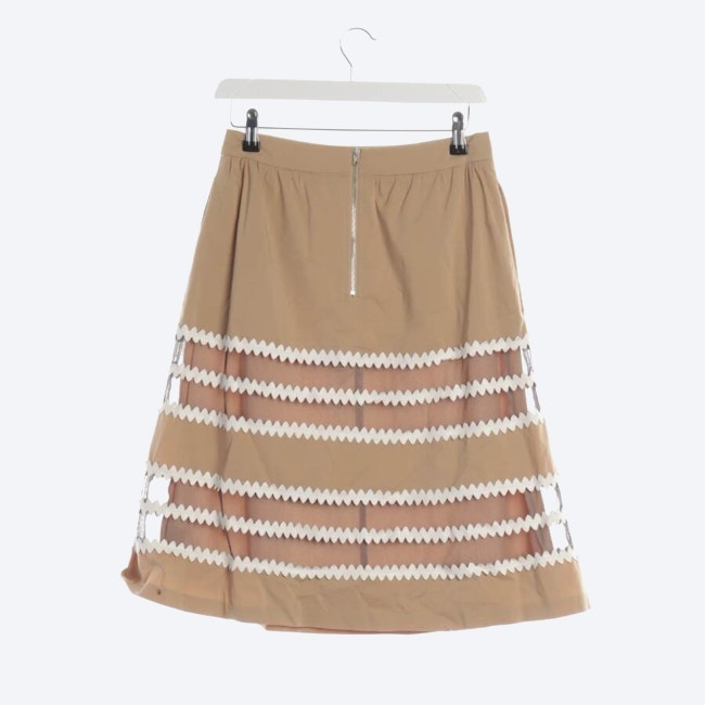Image 2 of Skirt 34 Camel in color Brown | Vite EnVogue