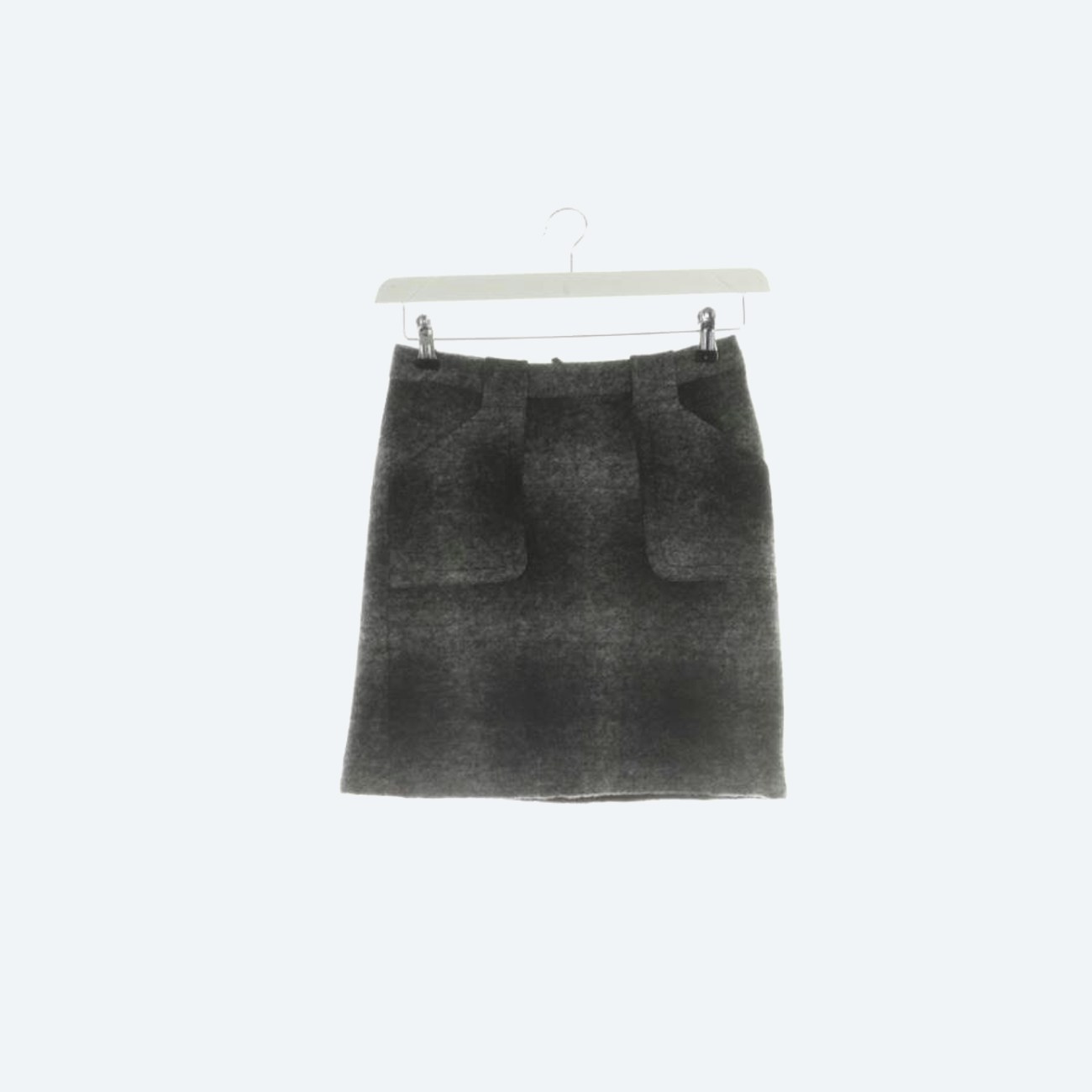 Image 1 of Skirt 34 Dark Gray in color Gray | Vite EnVogue