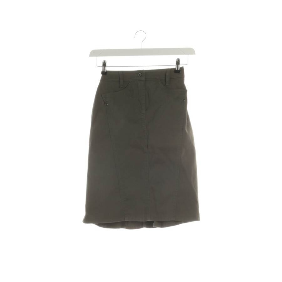 Image 1 of Skirt 34 Dark Green in color Green | Vite EnVogue