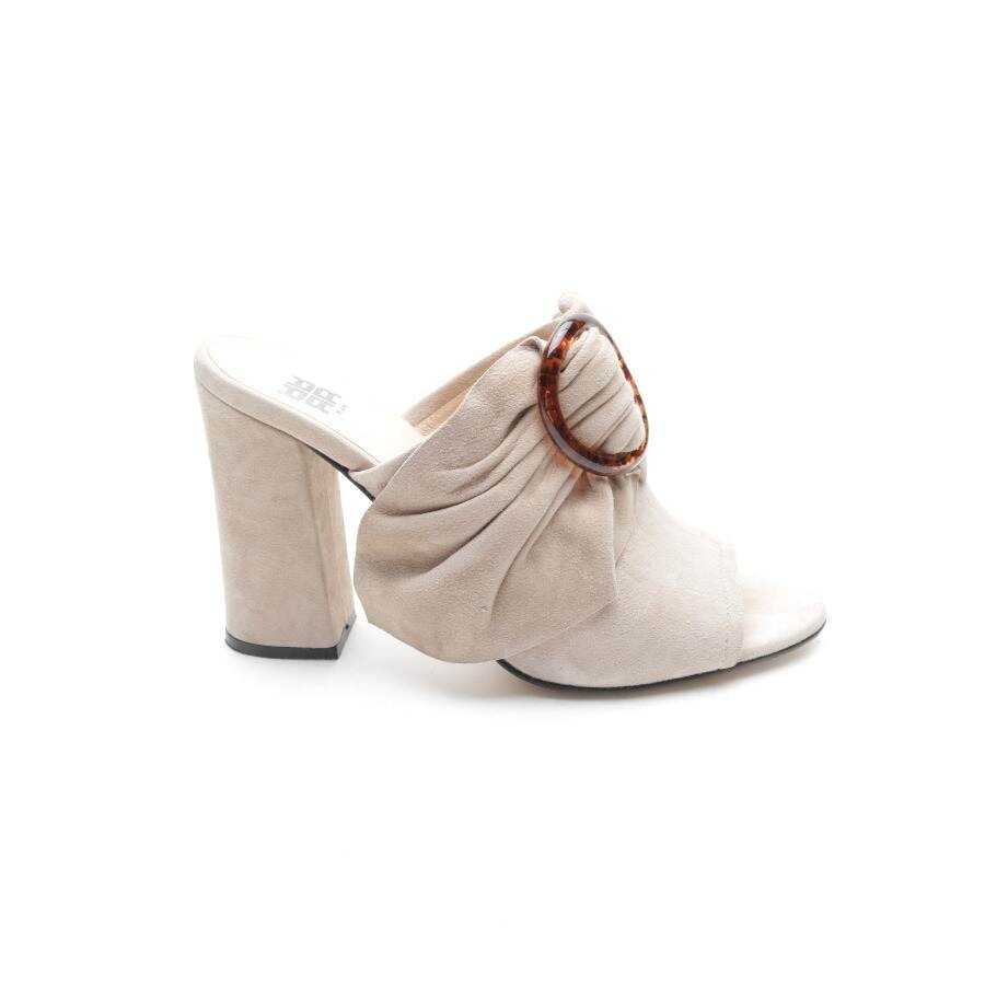 Image 1 of Heeled Sandals EUR 40 Beige in color White | Vite EnVogue