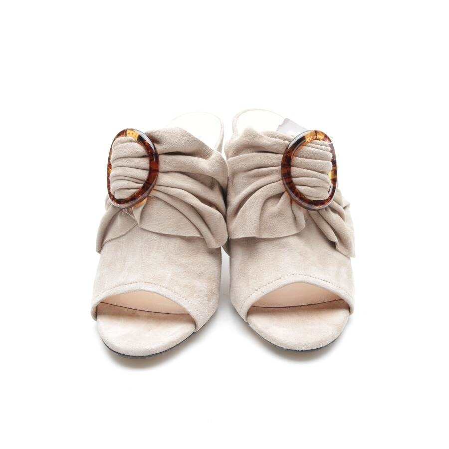 Image 2 of Heeled Sandals EUR 40 Beige in color White | Vite EnVogue