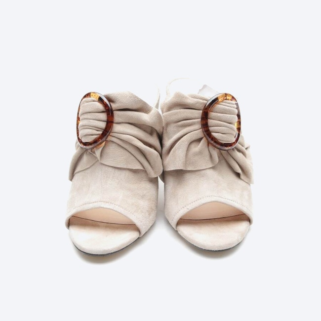 Image 2 of Heeled Sandals EUR 40 Beige in color White | Vite EnVogue