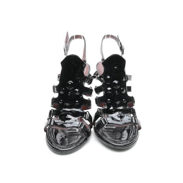 Heeled Sandals EUR 40 Black | Vite EnVogue