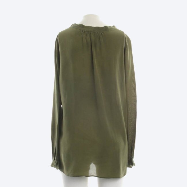 Image 2 of Silk Blouse M Olive Green in color Green | Vite EnVogue