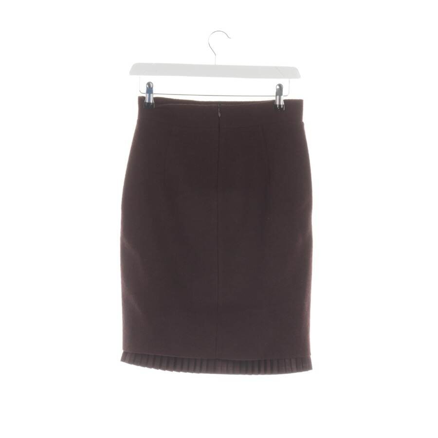 Image 2 of Wool Skirt 34 Bordeaux in color Red | Vite EnVogue
