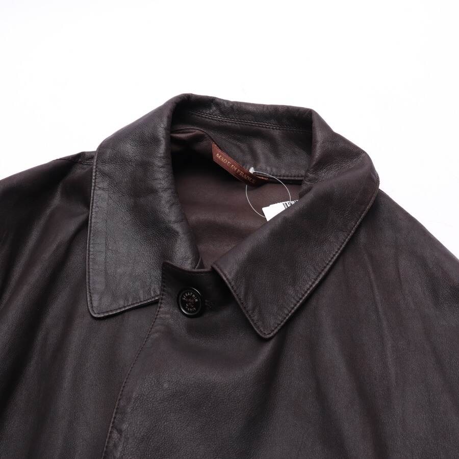 Image 3 of Leather Jacket 54 Dark Brown in color Brown | Vite EnVogue