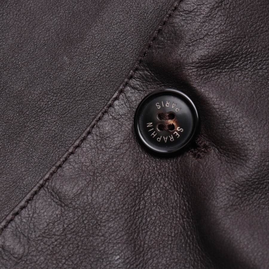 Image 4 of Leather Jacket 54 Dark Brown in color Brown | Vite EnVogue
