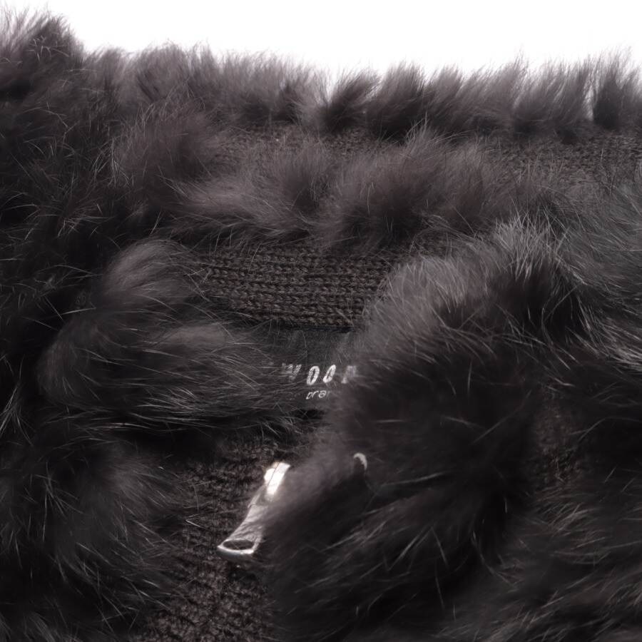 Image 3 of Fur Cardigan 34 Dark Gray in color Gray | Vite EnVogue