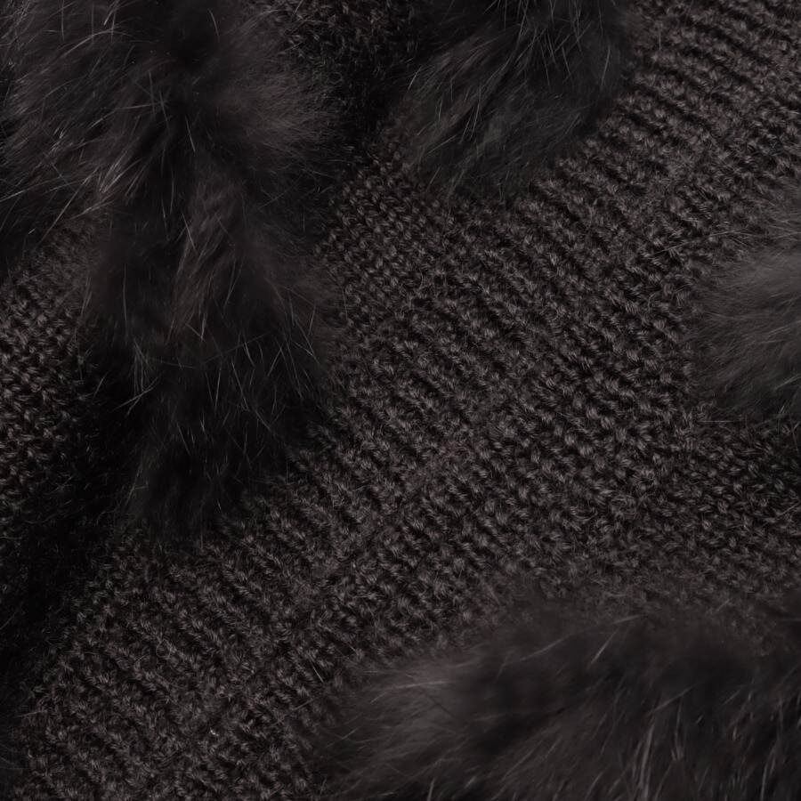 Image 4 of Fur Cardigan 34 Dark Gray in color Gray | Vite EnVogue