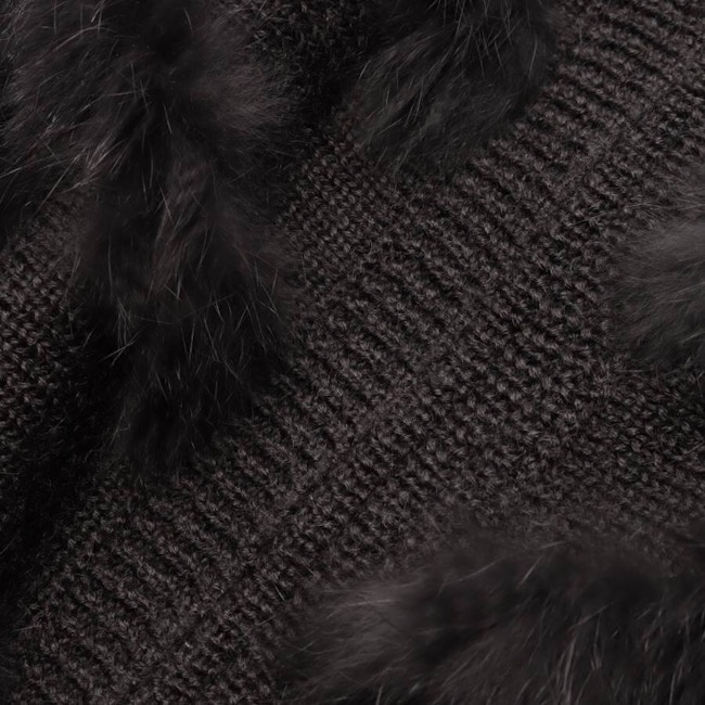 Image 4 of Fur Cardigan 34 Dark Gray in color Gray | Vite EnVogue