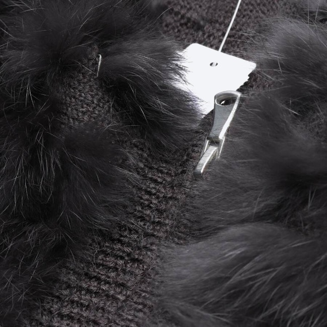 Image 3 of Fur Cardigan 34 Dark Gray in color Gray | Vite EnVogue