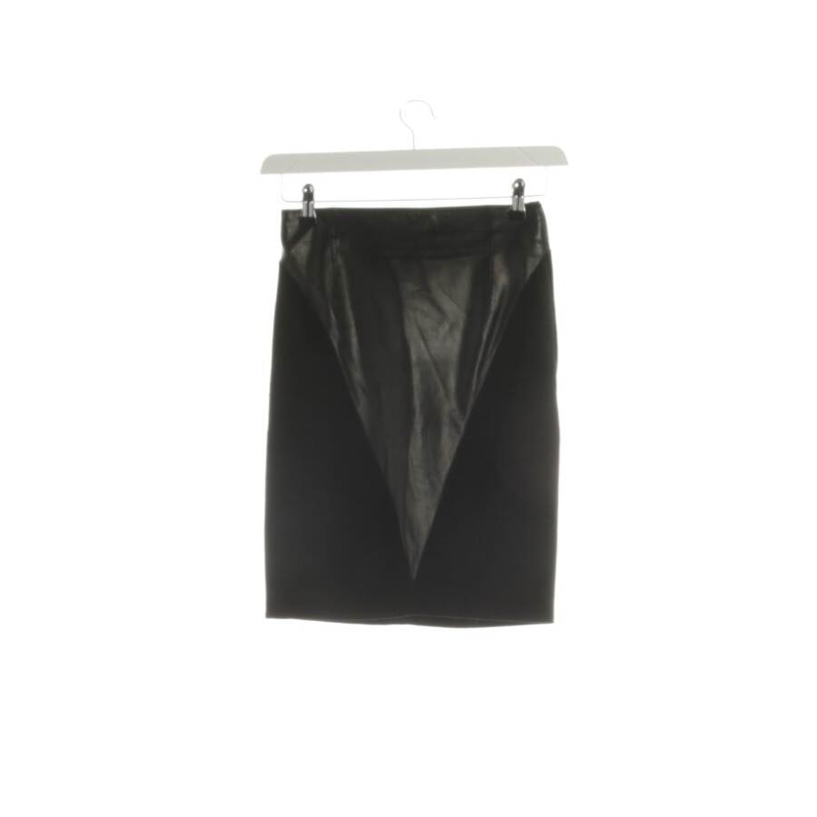 Image 2 of Skirt 34 Black in color Black | Vite EnVogue