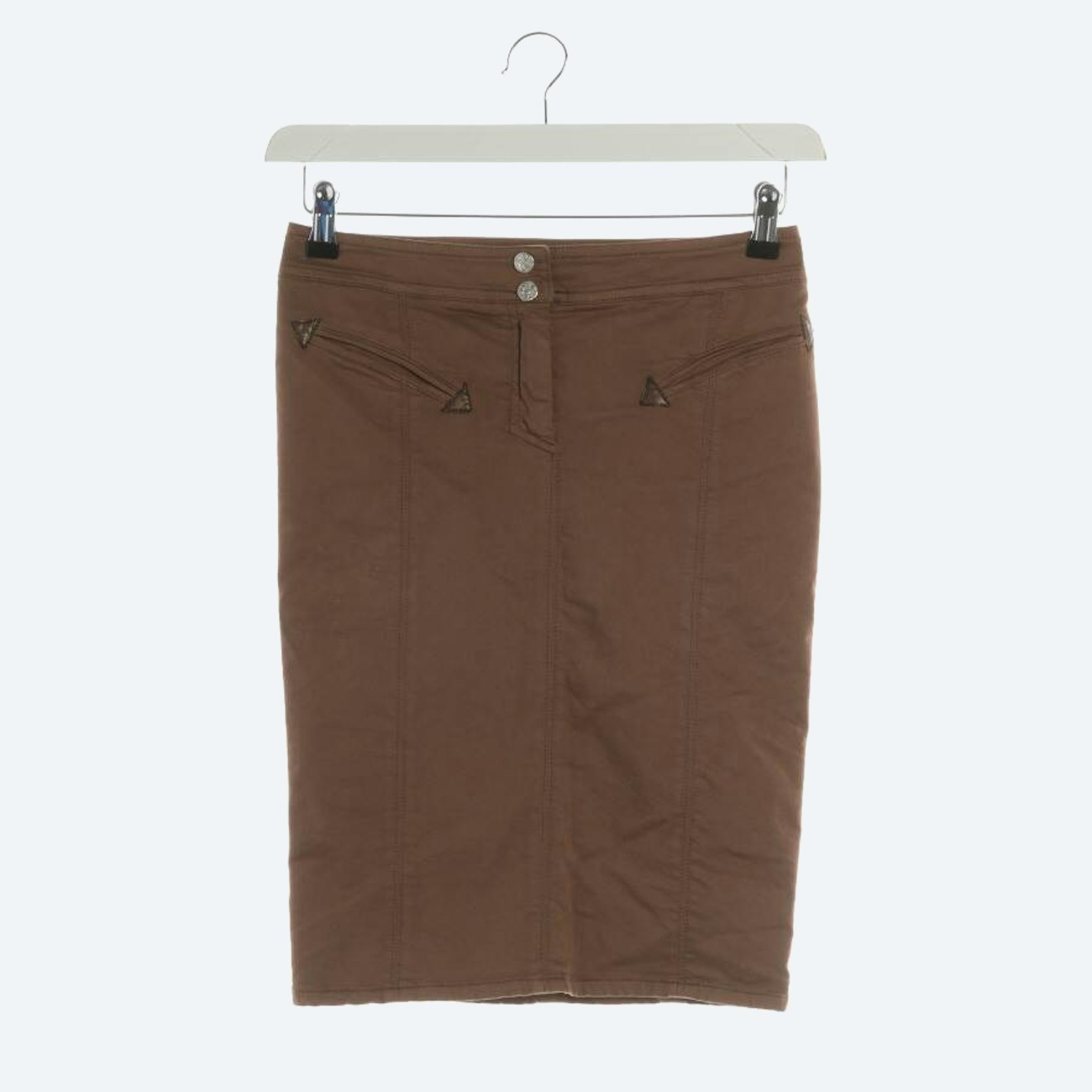 Image 1 of Pencil Skirt W24 Brown in color Brown | Vite EnVogue