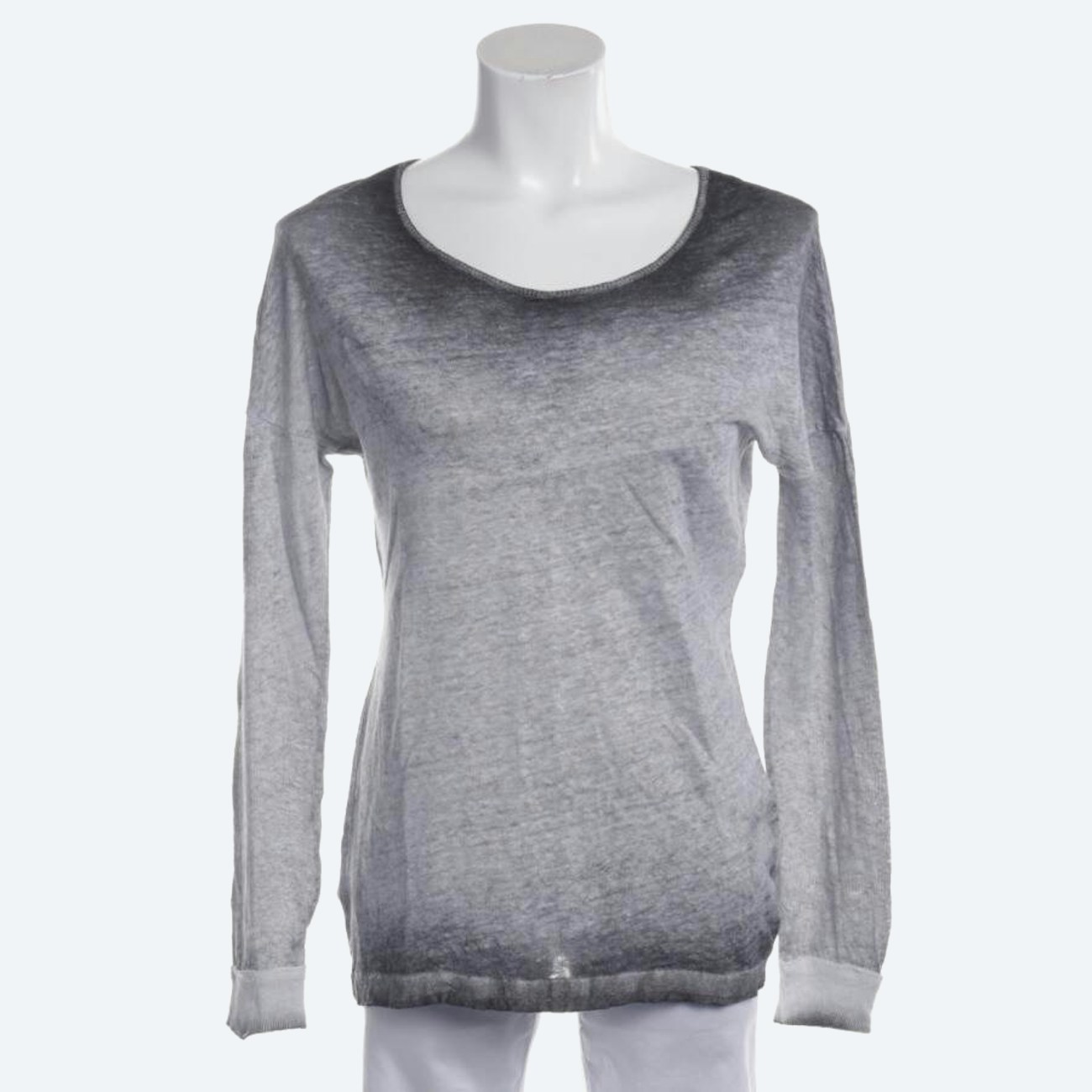 Image 1 of Linen Longsleeve XS Gray in color Gray | Vite EnVogue