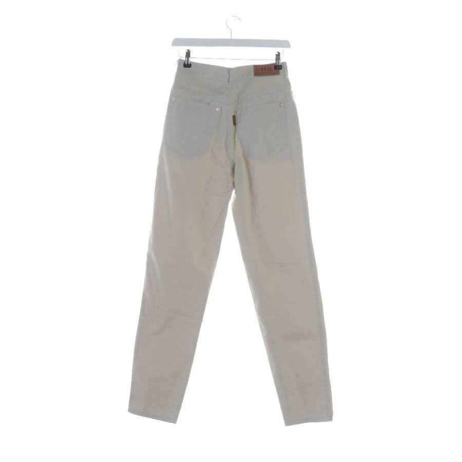 Image 2 of Trousers 72 Beige in color White | Vite EnVogue