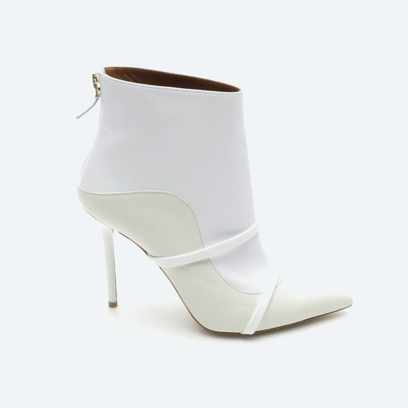 Image 1 of Ankle Boots EUR 38.5 White in color White | Vite EnVogue
