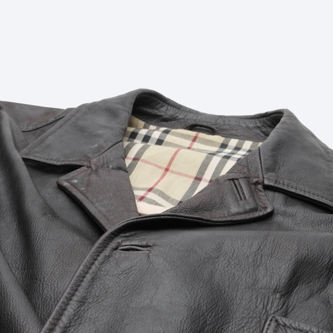 Image 3 of Leather Jacket M Dark Brown in color Brown | Vite EnVogue