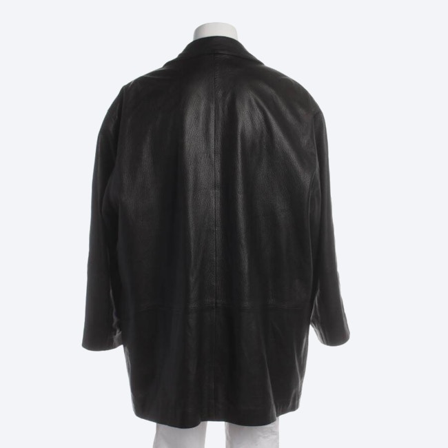 Image 2 of Leather Jacket 58 Black in color Black | Vite EnVogue