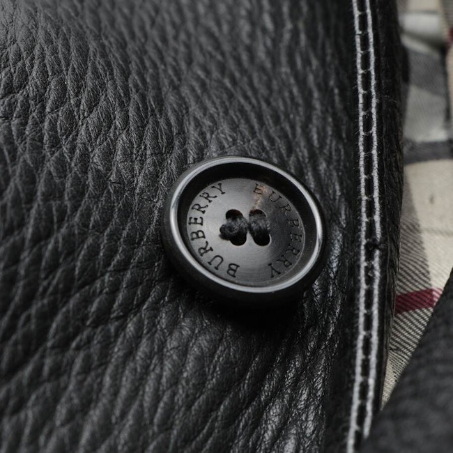 Image 4 of Leather Jacket 58 Black in color Black | Vite EnVogue