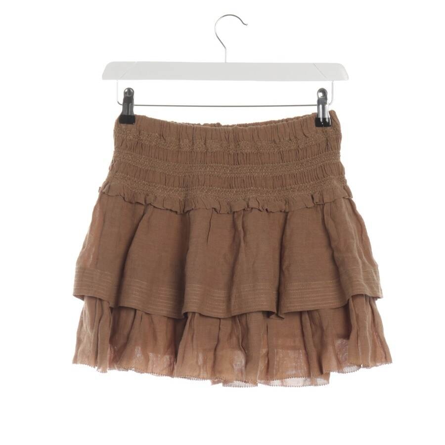 Image 2 of Skirt 32 Camel in color Brown | Vite EnVogue