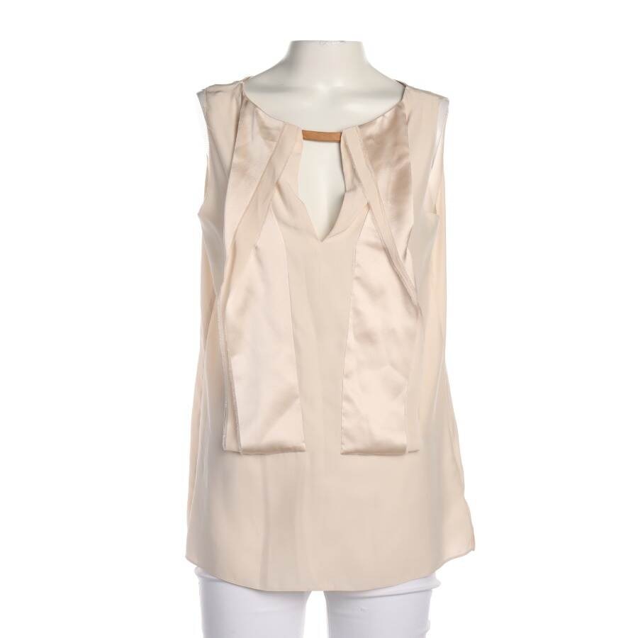 Image 1 of Silk Top 38 Beige in color White | Vite EnVogue