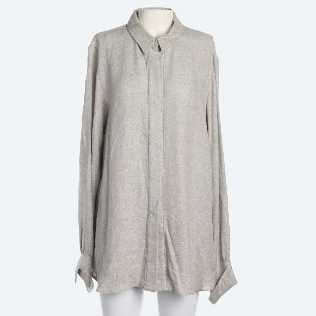 Image 1 of Shirt 40 Light Gray in color Gray | Vite EnVogue